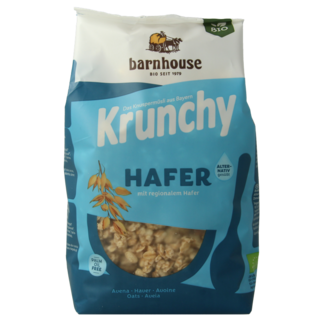 Barnhouse Barnhouse Krunchy Avena Pura Biologico Senza Zucchero 375 Grammi