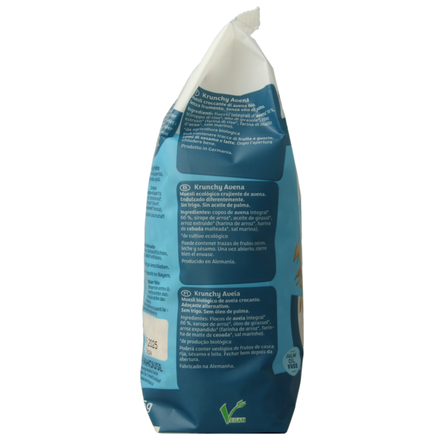Barnhouse Krunchy pur avena sin azúcar bio 375 gramos