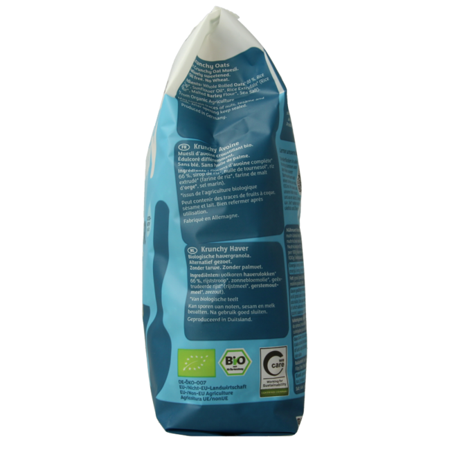Barnhouse Krunchy pur avena sin azúcar bio 375 gramos