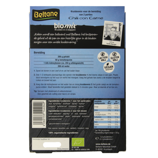 Chili con Carne Mischung Bio 28 Gramm