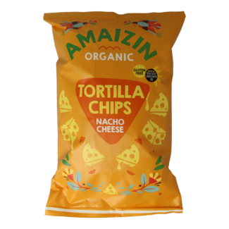 Amaizin Chips de maíz nacho bio 150 Gramos