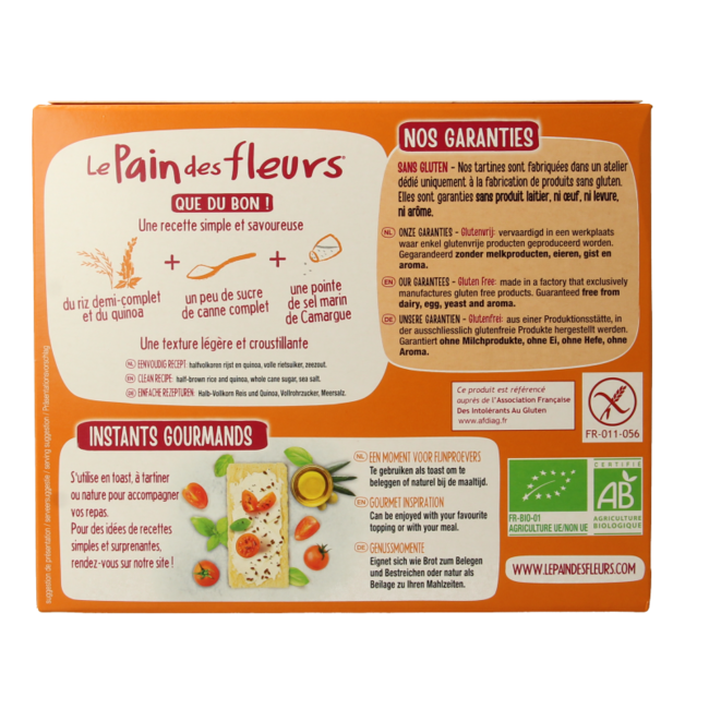 Tortitas de quinoa bio 150 Gramos