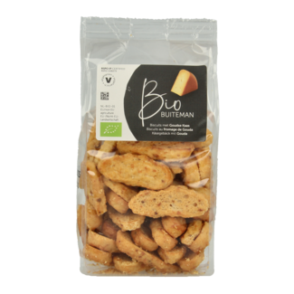 Buiteman Galletas de queso bio 125 gramos