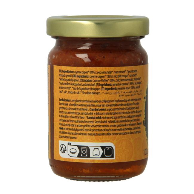 Sambal oelek bio 100 gramów