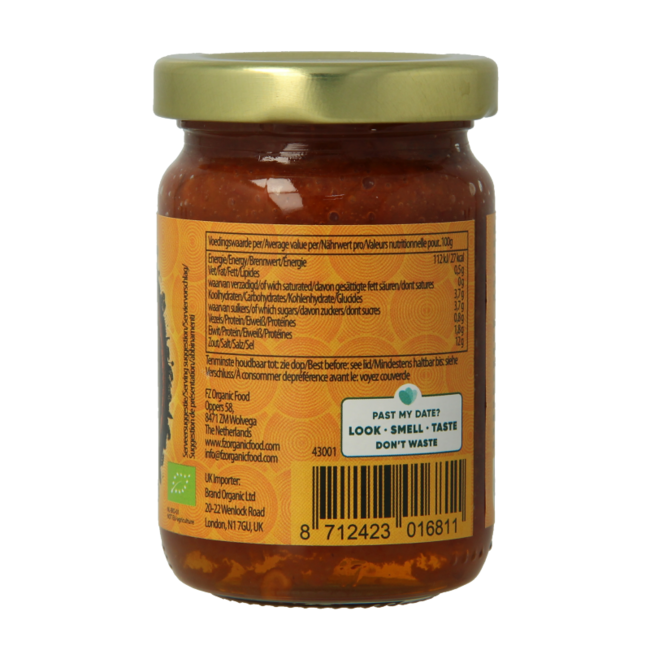 Sambal oelek bio 100 gramos