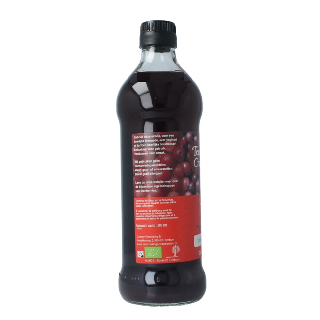 Jarabe de arándano rojo bio 500 Mililitros
