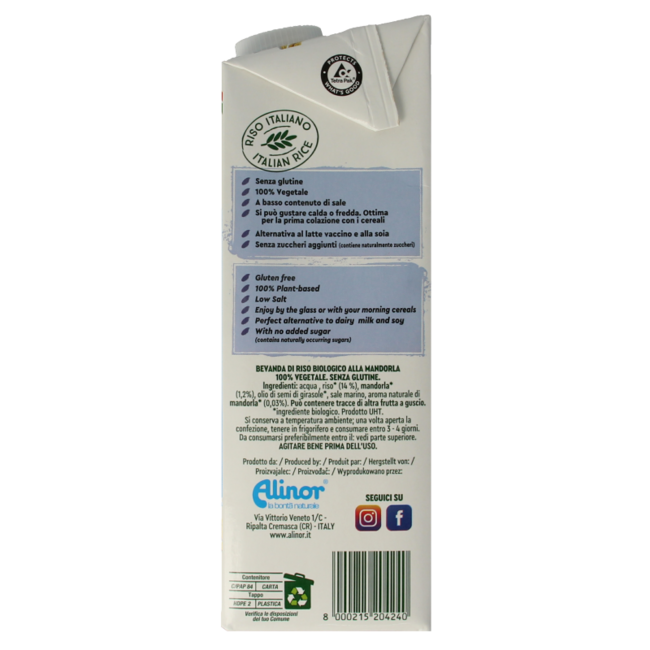 Rice drink amandel bio 1 Liter