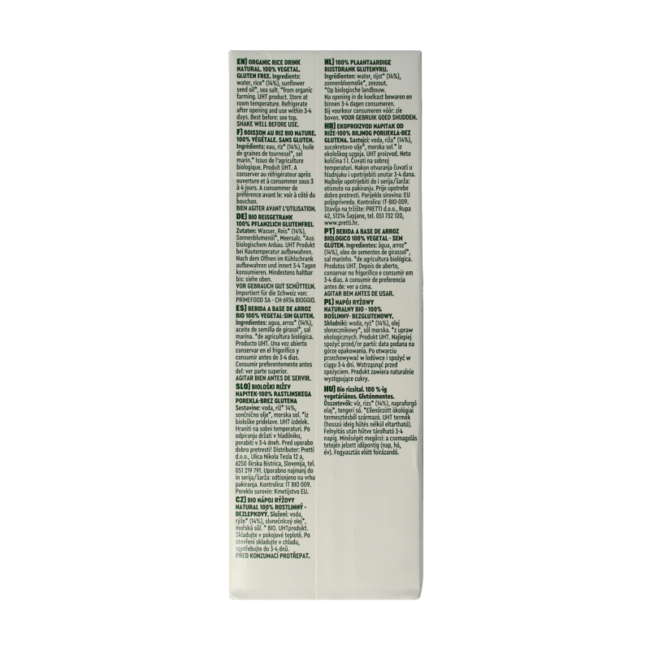 Vitariz Rice drink natural bio 1 Litre