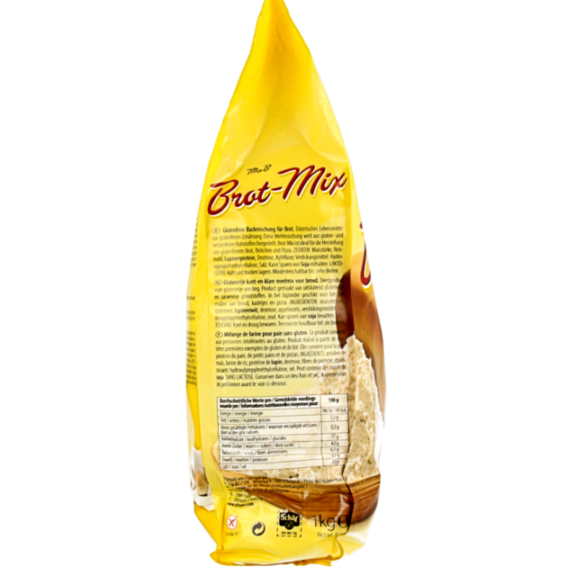 Mix B mezcla para pan sin gluten 1 Kilogramo