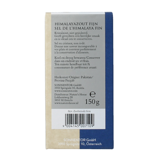 Himalayan salt fine organic 150 Gram