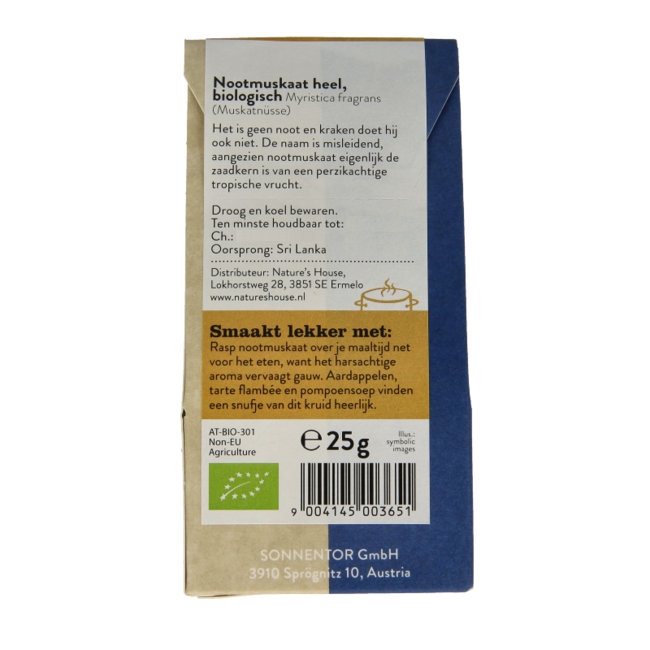 Sonnentor Bio-Muskatnuss 25 Gramm