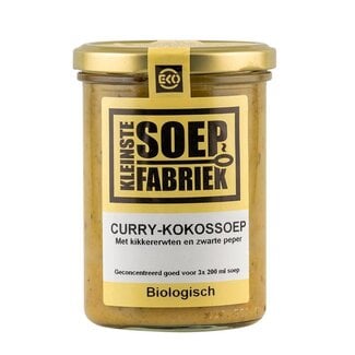 Kleinstesoepfabriek Kleinstesoepfabriek Curry Kokossoep bio 400 Milliliter