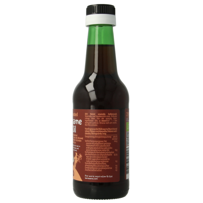 Aceite de sésamo tostado ecológico 250 ml