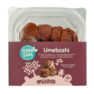 TerraSana TerraSana Umeboshi salted Japanese apricots organic 150 Gram