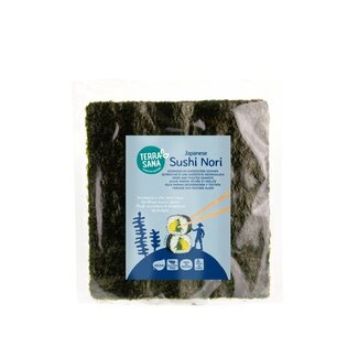 TerraSana Sushi Nori, geröstet, 17 Gramm