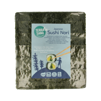 TerraSana TerraSana Sushi nori tostado 50 unidades 125 gramos