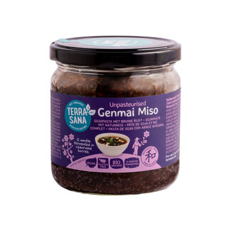TerraSana TerraSana Genmai miso sin pasteurizar vidrio bio 350 gramos