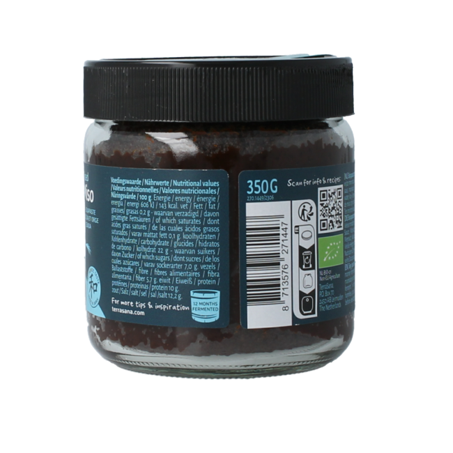 Organic unpasteurised mugi miso glass jar 350g