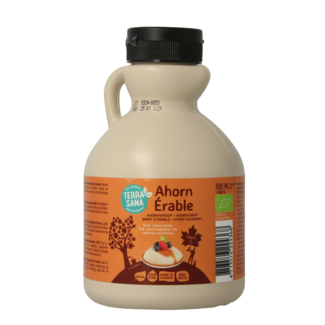 TerraSana Ahornsirup Grad C im Krug, Bio, 500 Milliliter