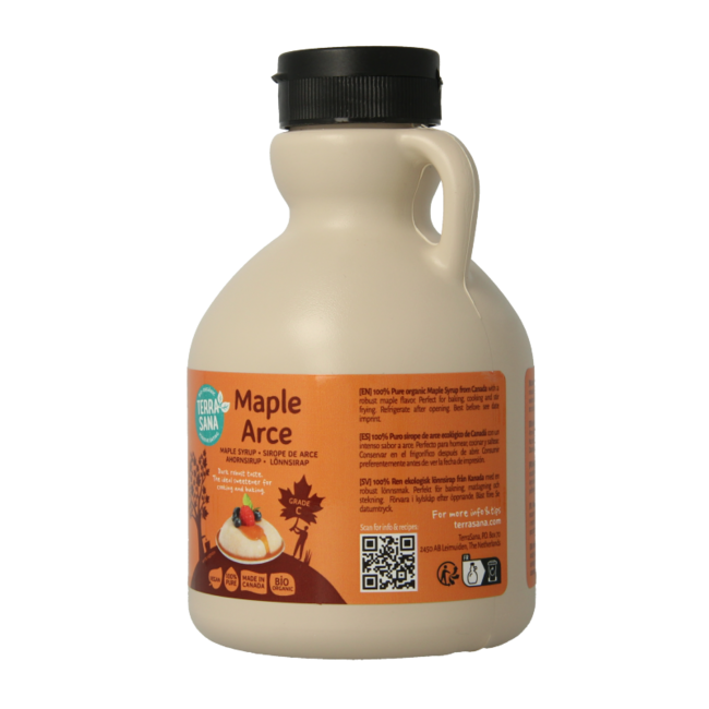 Maple syrup grade C in jug organic 500 Millilitres