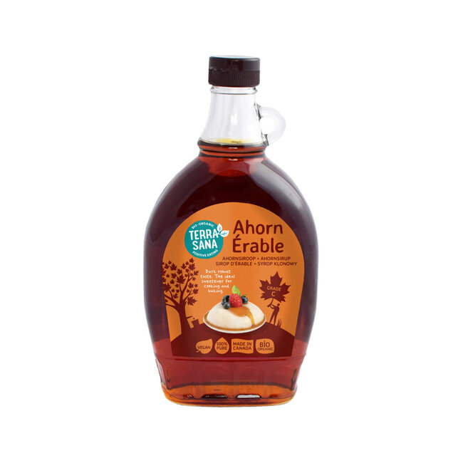 Sciroppo d'Acero TerraSana Grado C (vetro) bio 500 Millilitri