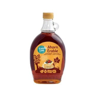 TerraSana Maple syrup grade A (glass) organic 500 Millilitres