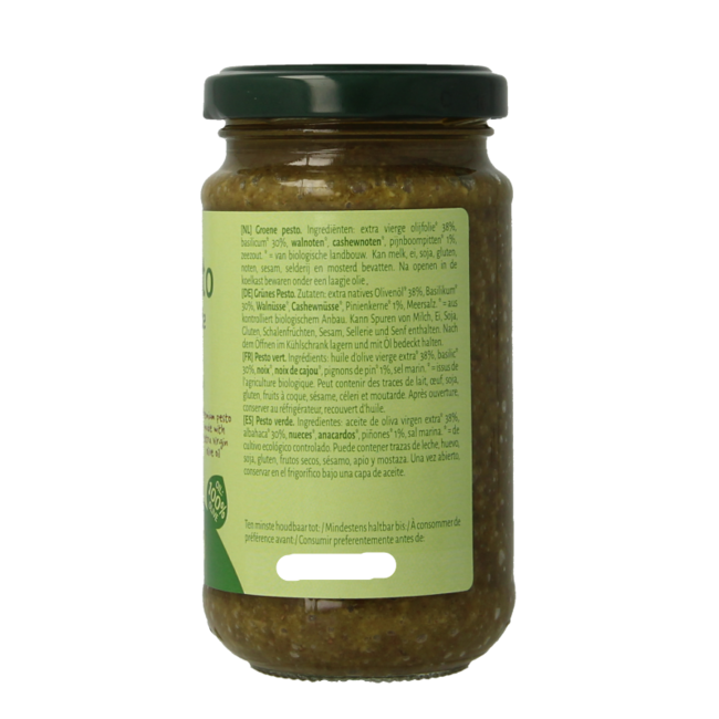 Pesto verde bio 180 gramos
