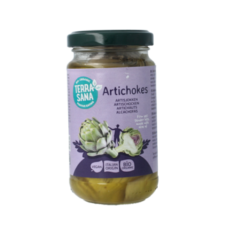 TerraSana Alcachofas en aceite de oliva bio 170 gramos