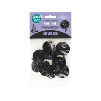 TerraSana TerraSana Organic Liquorice Wheels 100 Gram