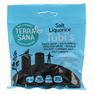 TerraSana TerraSana regaliz salado en tubos bio 100 gramos