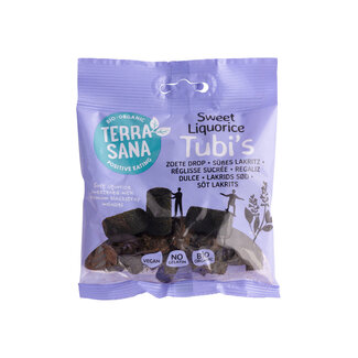 TerraSana TerraSana regaliz dulce en tubos bio 100 gramos