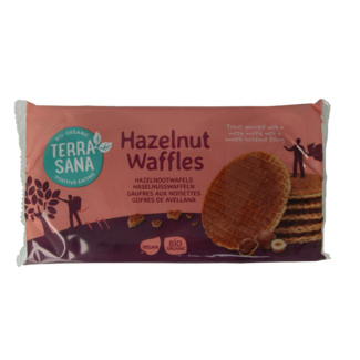 TerraSana TerraSana Wafle orzechowe bio 175 Gramów