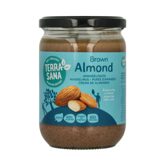 TerraSana Crema di Mandorle Biologica Senza Sale 500 Grammi
