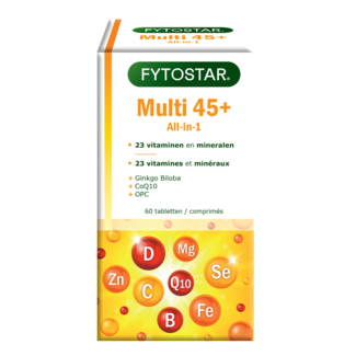 Fytostar Multi 45+ multivitamine 60 comprimés