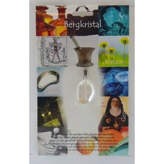 Steengoed Steengoed Rock Crystal health stone pendant 1 piece