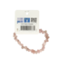 Steengoed rose quartz chip bead bracelet on card 1 piece