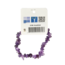 Steengoed Splitkralen armband amethyst op kaart 1 Stuks
