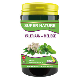SNP SNP Valeriaan melisse 400 mg puur 60 Vegetarische capsules