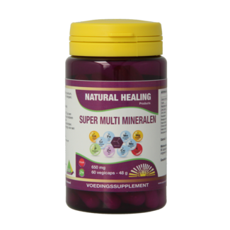 NHP NHP Super multiminerales 650 mg puro 60 cápsulas vegetales