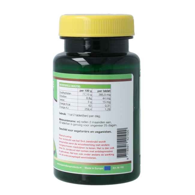 SNP St John's Wort 500mg 50 Tablets