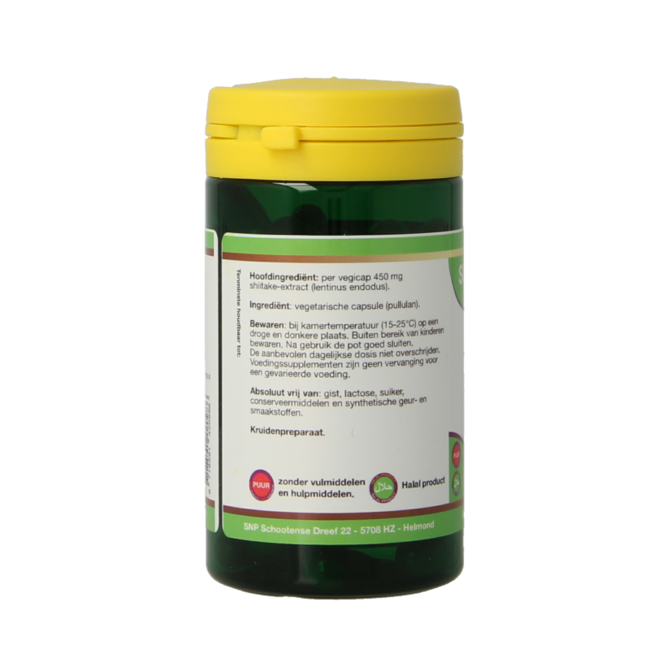 SNP Shiitake 450mg puro 60 Cápsulas vegetarianas