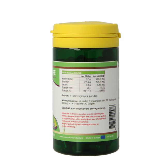 SNP Shiitake 450mg puro 60 Cápsulas vegetarianas