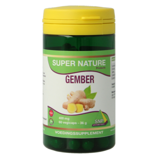 SNP SNP Jengibre 400 mg 60 Cápsulas vegetarianas