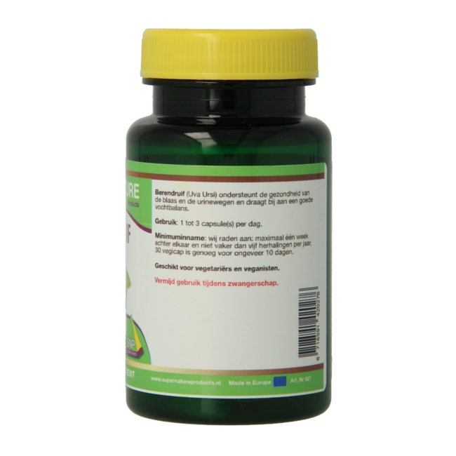 Gayuba 1500 mg pura 30 cápsulas vegetales