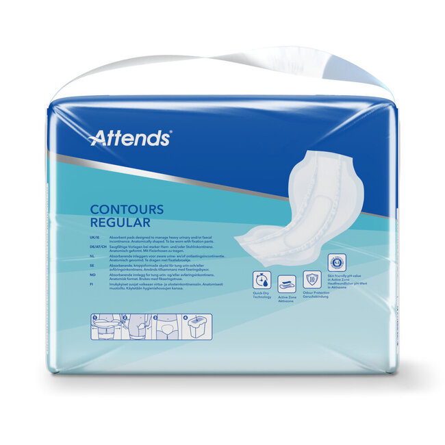 Attends Contours 6 Pads - 35 Pack