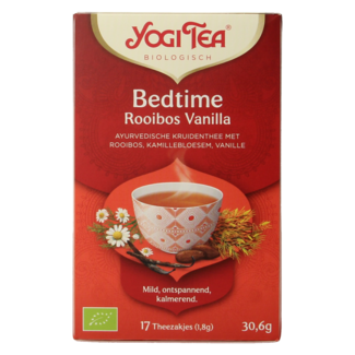 Yogi Tea Rooibos Vaniglia Bio per la Buonanotte, 17 Bustine