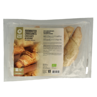 Zonnemaire Organic Butter Croissants 4 Pack