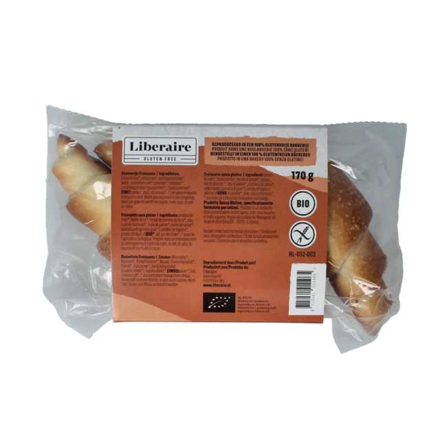 Liberaire Croissants bio 3 unidades