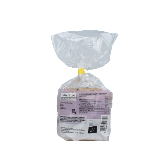 Liberaire Galleta con pepitas de chocolate bio 170 gramos