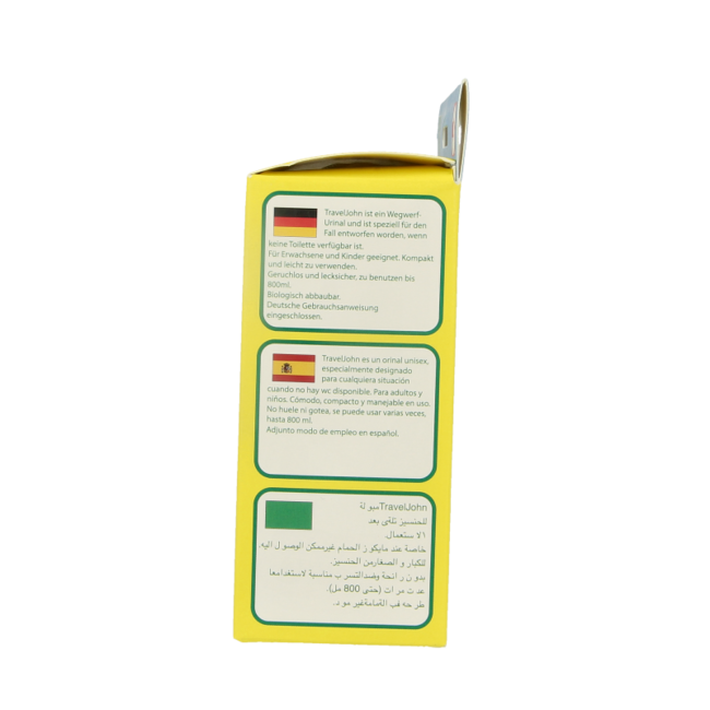 Able 2 Travel john 3 Stuks